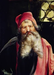 Isenheimer Altar (Detail) von St. Antonius